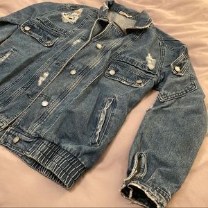 Carmar distressed boyfriend jacket